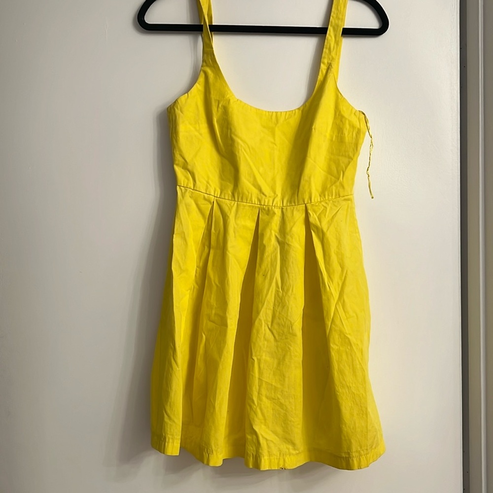 Yellow Zara mini dress